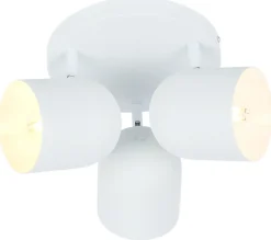Oświetlenie Przedpokoju|Oświetlenie Jadalni>Candellux Lighting Lampa sufitowa 3xE27 32cm biała AZURO