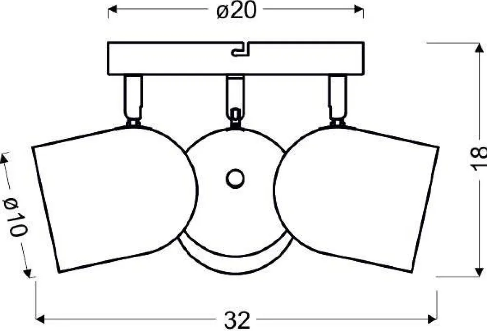 Oświetlenie Przedpokoju|Oświetlenie Jadalni>Candellux Lighting Lampa sufitowa 3xE27 32cm biała AZURO