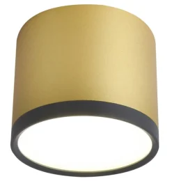 Oświetlenie Przedpokoju|Oświetlenie Jadalni>Candellux Lighting Lampa tuba sufitowa LED 9W złota 8,8x7,5cm