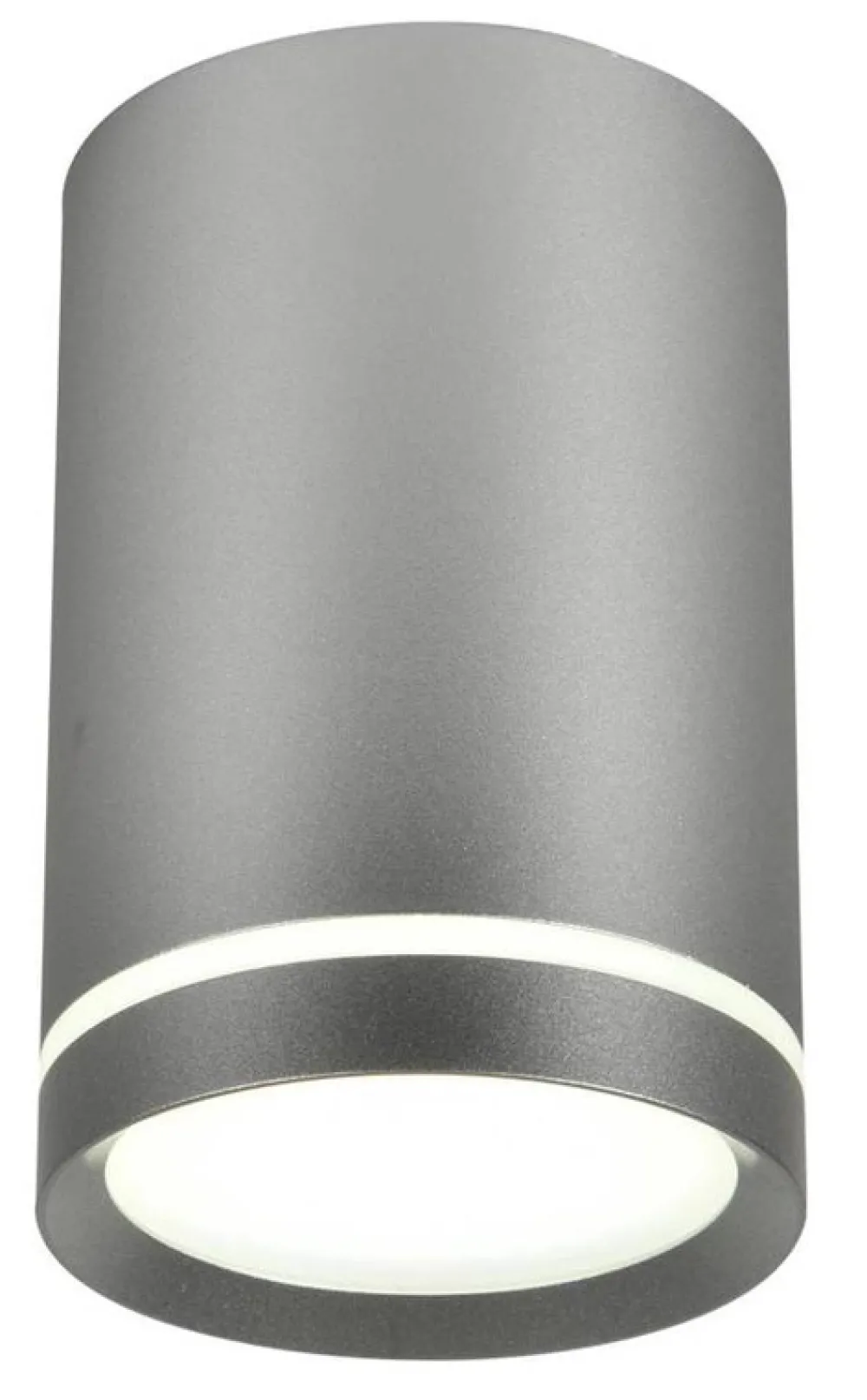 Oświetlenie Przedpokoju|Oświetlenie Jadalni>Candellux Lighting Lampa tuba sufitowa srebrna 10cm 1xGU10