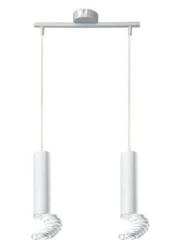 Oświetlenie Przedpokoju|Oświetlenie Jadalni>Candellux Lighting Lampa tuba wisząca 100cm biała 2xGU10