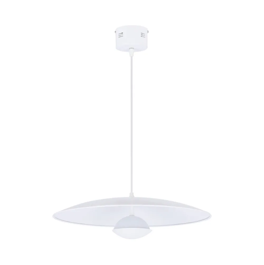 Oświetlenie Przedpokoju|Oświetlenie Jadalni>Ledea Lampa wisząca biała LED 48cm Lund