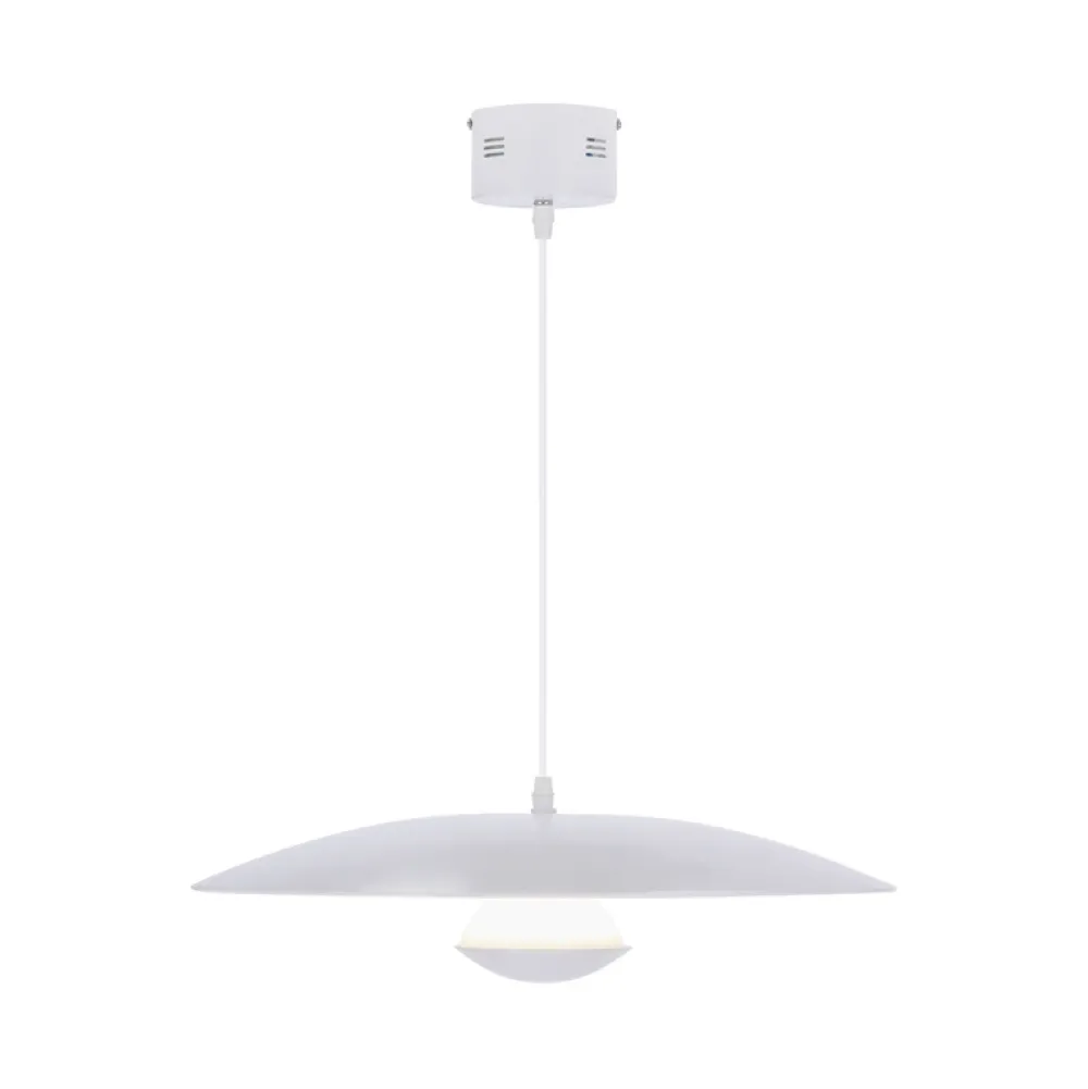 Oświetlenie Przedpokoju|Oświetlenie Jadalni>Ledea Lampa wisząca biała LED 48cm Lund