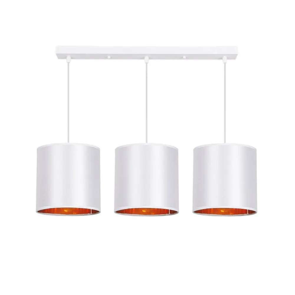 Oświetlenie Jadalni|Oświetlenie Kuchni>Candellux Lighting Lampa wisząca biała listwa 3xE27 Atlanta