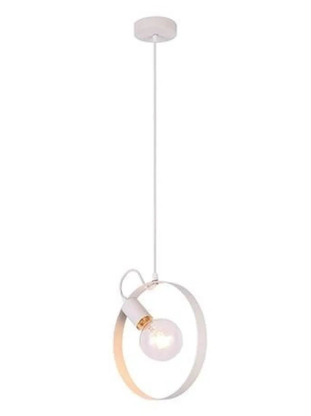 Oświetlenie Jadalni|Oświetlenie Sypialni>Ledea Lampa wisząca biała metalowa Nexo