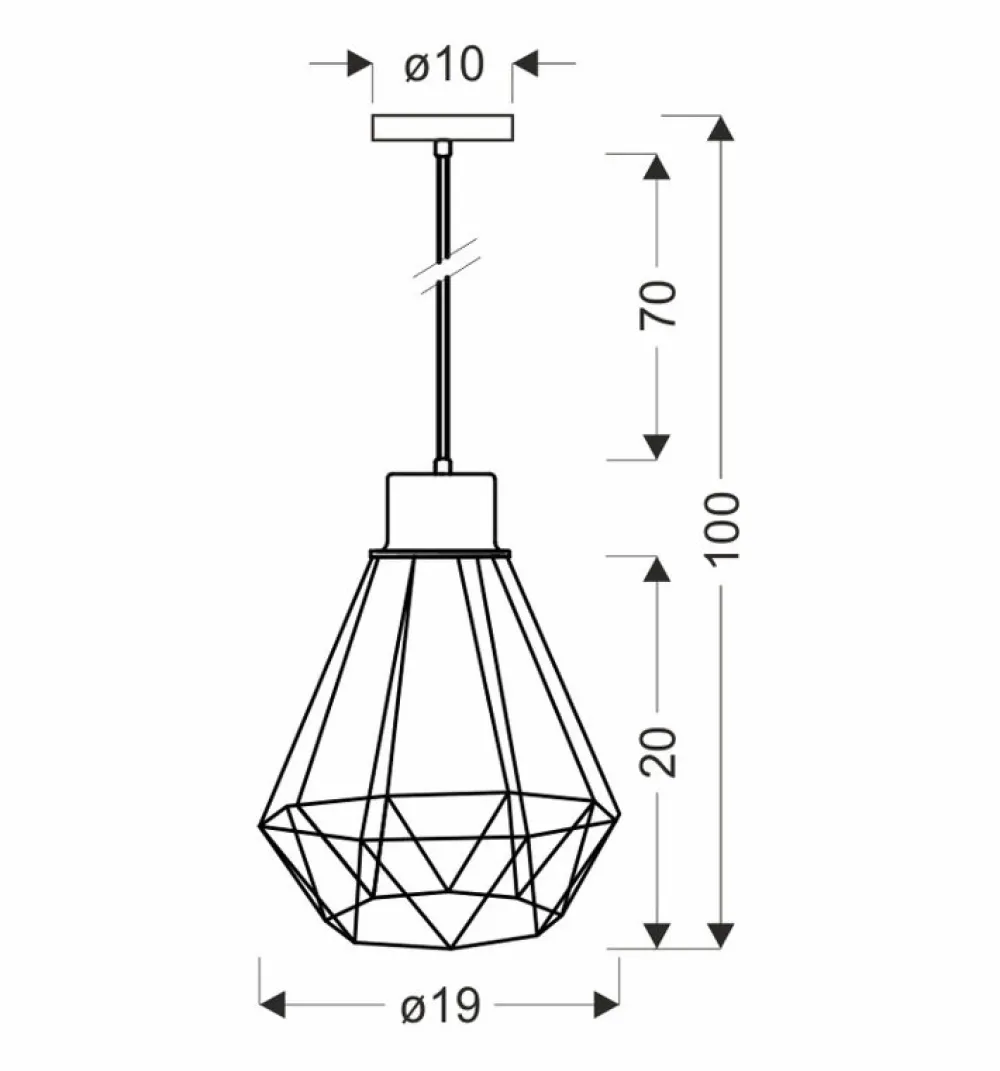 Oświetlenie Jadalni|Oświetlenie Kuchni>Candellux Lighting Lampa wisząca czarna + patyna druciany klosz Primo
