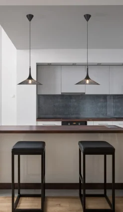 Oświetlenie Jadalni|Oświetlenie Kuchni>Ledea Lampa wisząca czarna 25cm Kiruna S