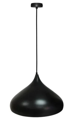 Oświetlenie Przedpokoju|Oświetlenie Jadalni>Ledea Lampa wisząca czarna 42cm Viborg