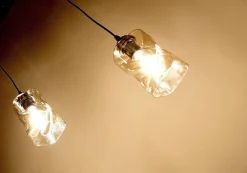 Oświetlenie Przedpokoju|Oświetlenie Jadalni></noscript>Candellux Lighting Lampa wisząca czarna/bursztynowa listwa 2xE27 Felis