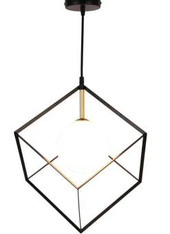 Oświetlenie Jadalni|Oświetlenie Kuchni>Ledea Lampa wisząca czarno-złota 20cm Weert