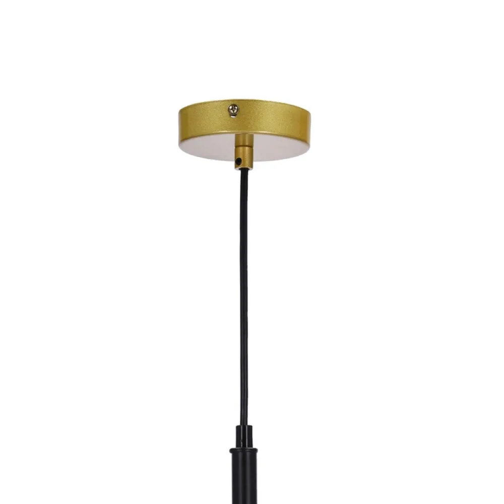 Oświetlenie Jadalni|Oświetlenie Kuchni>Candellux Lighting Lampa wisząca czarny mat złota 3 Duo