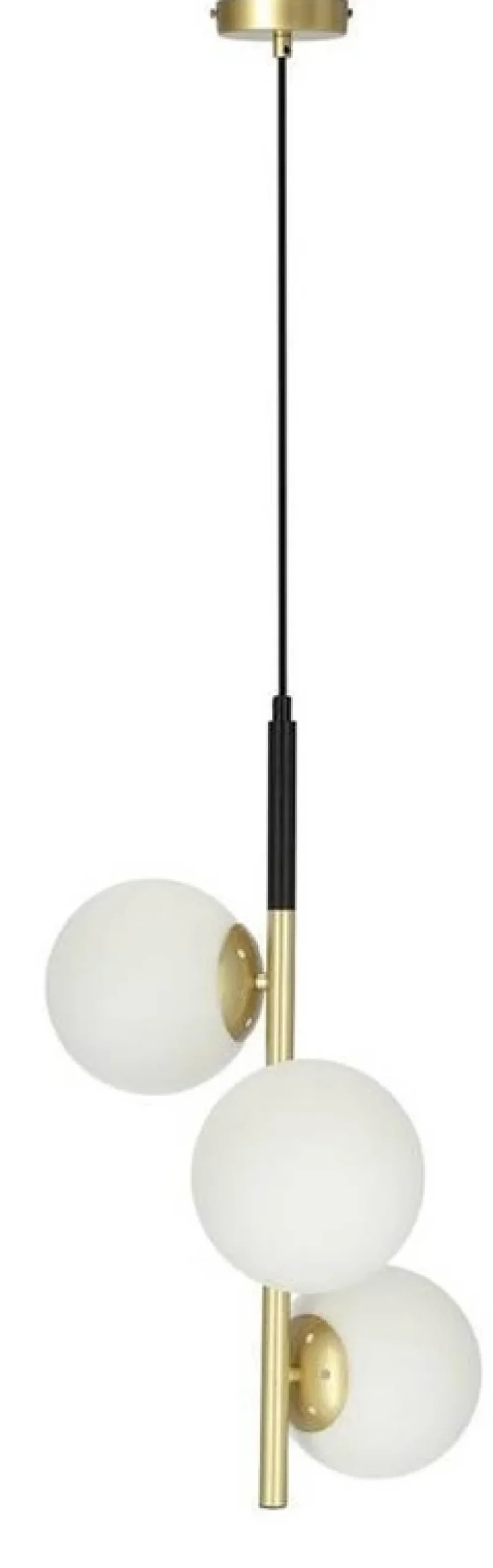 Oświetlenie Jadalni|Oświetlenie Kuchni>Candellux Lighting Lampa wisząca czarny mat złota 3 Duo