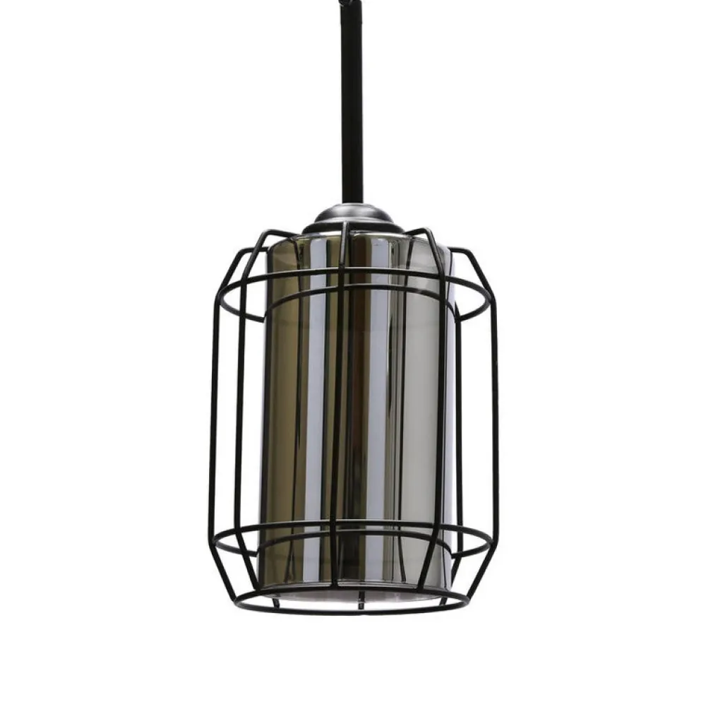 Oświetlenie Kuchni|Oświetlenie Salonu>Candellux Lighting Lampa wisząca Jonera 1x40W E27 klosz dymiony