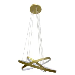 Oświetlenie Sypialni|Oświetlenie Salonu>Candellux Lighting Lampa wisząca LED 60W 50cm złota LUNE