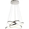 Oświetlenie Jadalni|Oświetlenie Kuchni>Candellux Lighting Lampa wisząca LED 60W Lune potrójny ring chrom