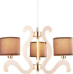 Oświetlenie Jadalni|Oświetlenie Sypialni>Candellux Lighting Lampa wisząca miedziana 3x40W LED 18,4W żyrandol Ambrosia