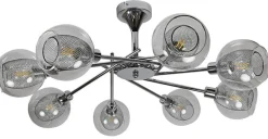 Oświetlenie Jadalni|Oświetlenie Kuchni>Candellux Lighting Lampa wisząca Ozzo 8xE14 szklane klosze