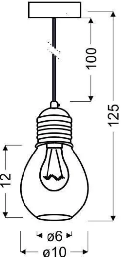 Oświetlenie Jadalni|Oświetlenie Sypialni>Candellux Lighting Lampa wisząca sufitowa chromowa druciany klosz E27 Gliva
