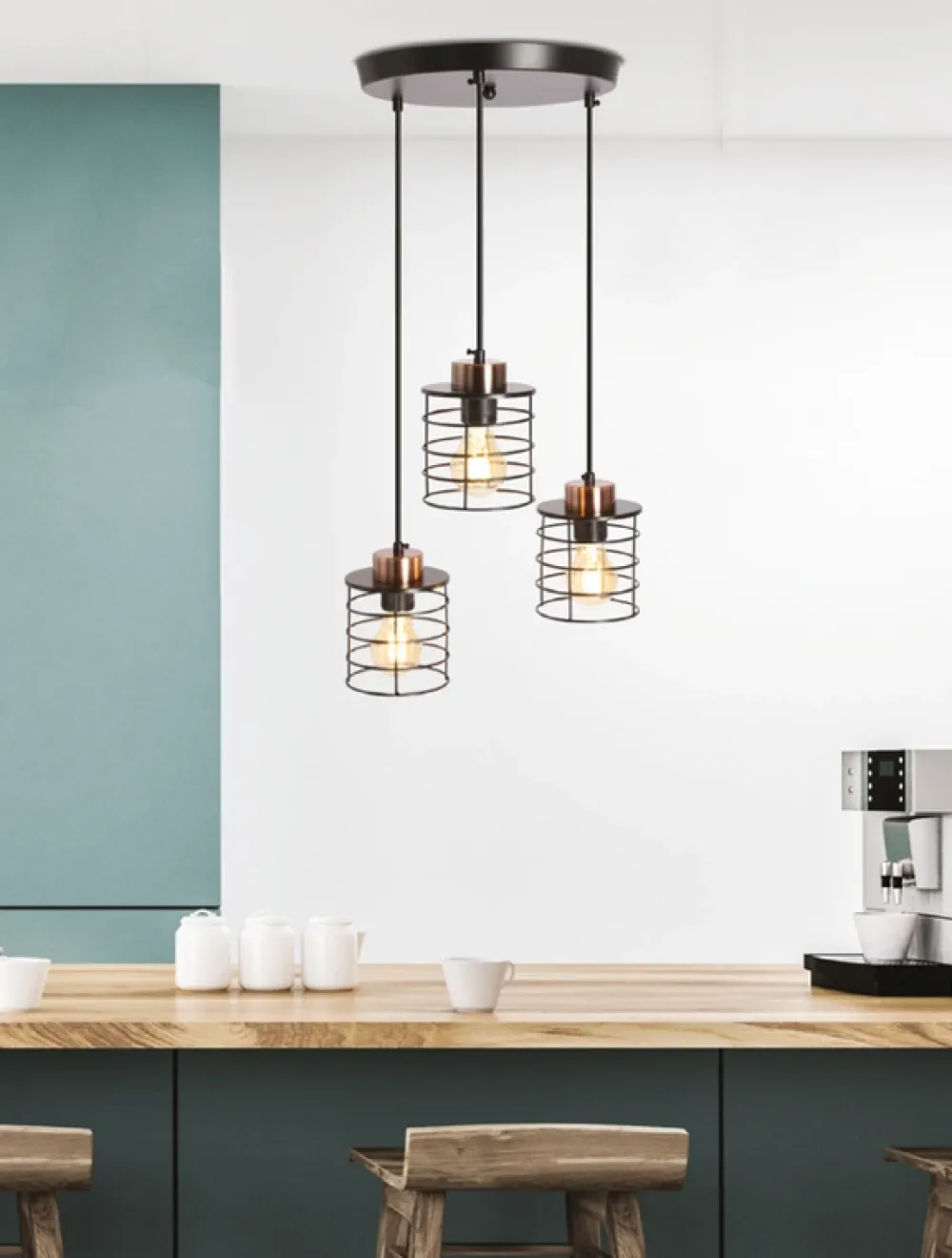 Oświetlenie Przedpokoju|Oświetlenie Jadalni>Candellux Lighting Lampa wisząca sufitowa czarna talerz 3xE27 Glob