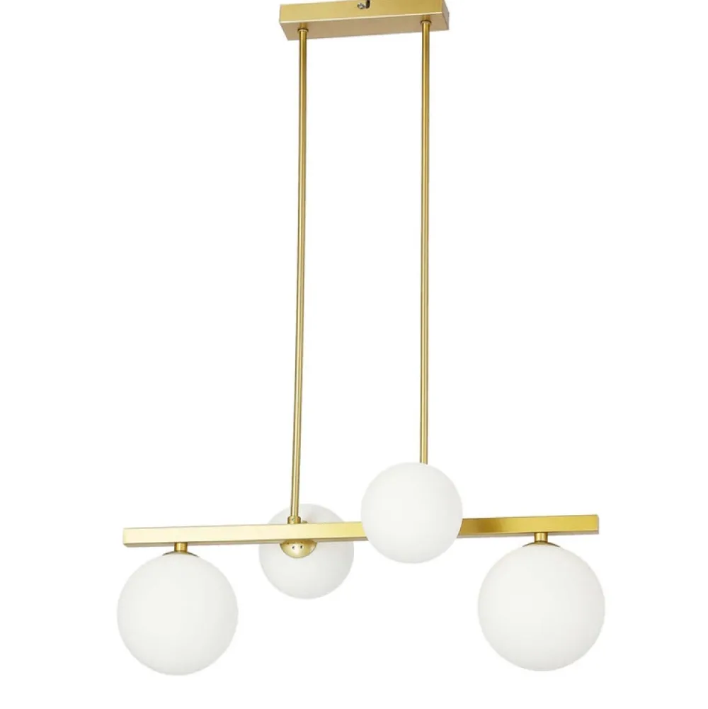 Oświetlenie Jadalni|Oświetlenie Kuchni>Candellux Lighting Lampa wisząca sufitowa mosiądz 4xG9 Kama