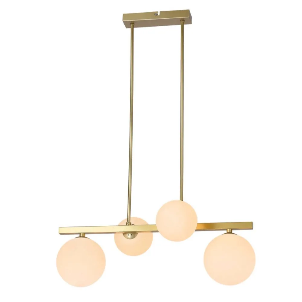 Oświetlenie Jadalni|Oświetlenie Kuchni>Candellux Lighting Lampa wisząca sufitowa mosiądz 4xG9 Kama