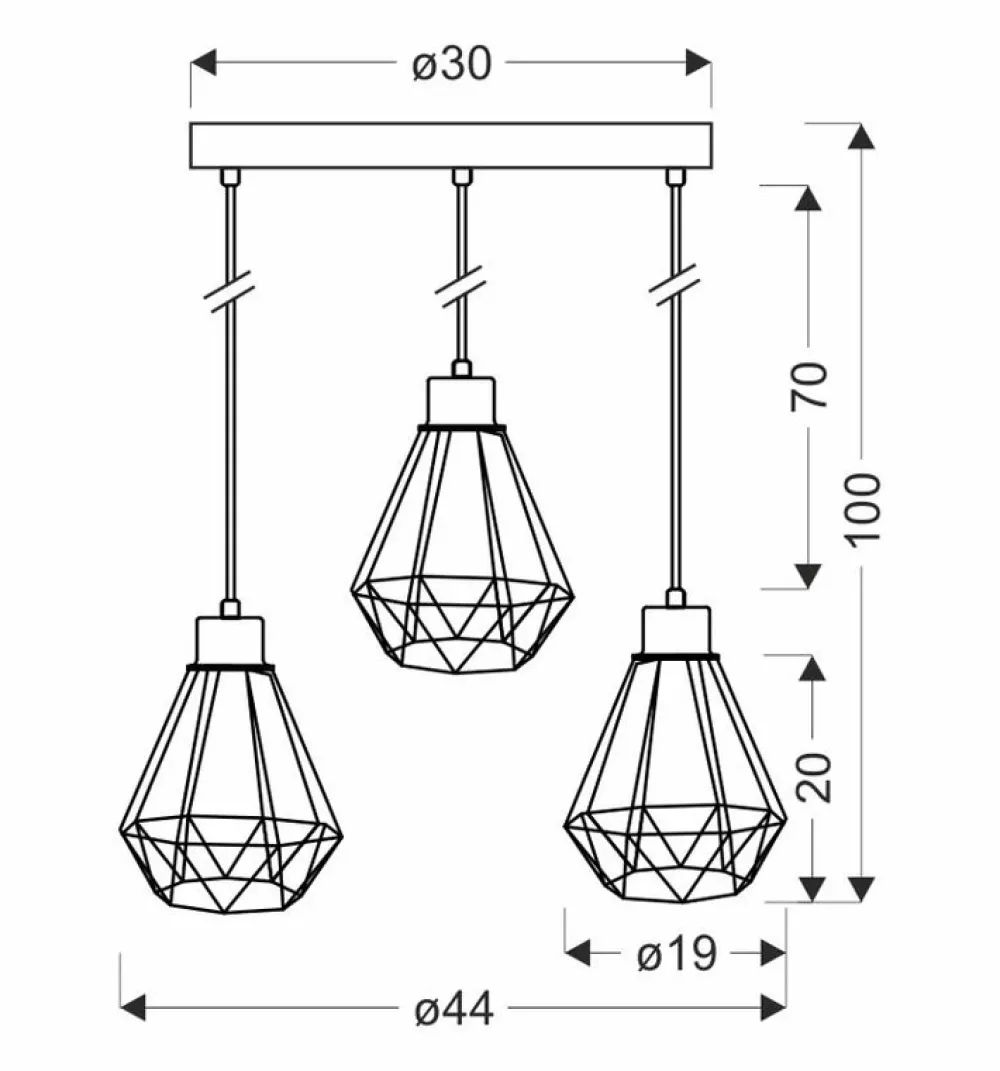Oświetlenie Przedpokoju|Oświetlenie Jadalni>Candellux Lighting Lampa wisząca talerz czarna + złoty druciana Primo