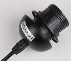 Oświetlenie Przedpokoju|Oświetlenie Jadalni></noscript>Candellux Lighting Lampa wisząca 1xE27 szklana czarno/brązowa Bistro