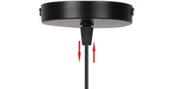 Oświetlenie Przedpokoju|Oświetlenie Jadalni></noscript>Candellux Lighting Lampa wisząca 1xE27 szklana czarno/brązowa Bistro