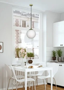 Oświetlenie Jadalni|Oświetlenie Salonu>Ledea Lampa wisząca złota kula 20cm Glasgow