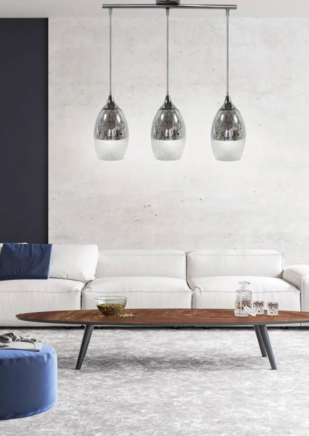 Oświetlenie Przedpokoju|Oświetlenie Jadalni>Candellux Lighting Lampa wisząca złota szklana regulowana 3x60W Celia