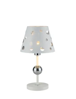 Oświetlenie Pokoju Dziecięcego|Oświetlenie Sypialni>Ledea Lampka nocna biała z otworami Batley