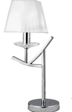 Oświetlenie Sypialni|Lampki Nocne>Candellux Lighting Lampka nocna chromowana Valencia