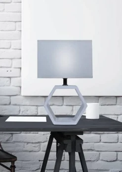 Oświetlenie Sypialni|Oświetlenie Salonu>Candellux Lighting Lampka stołowa ceramiczna grafitowa Vidal 41-68552