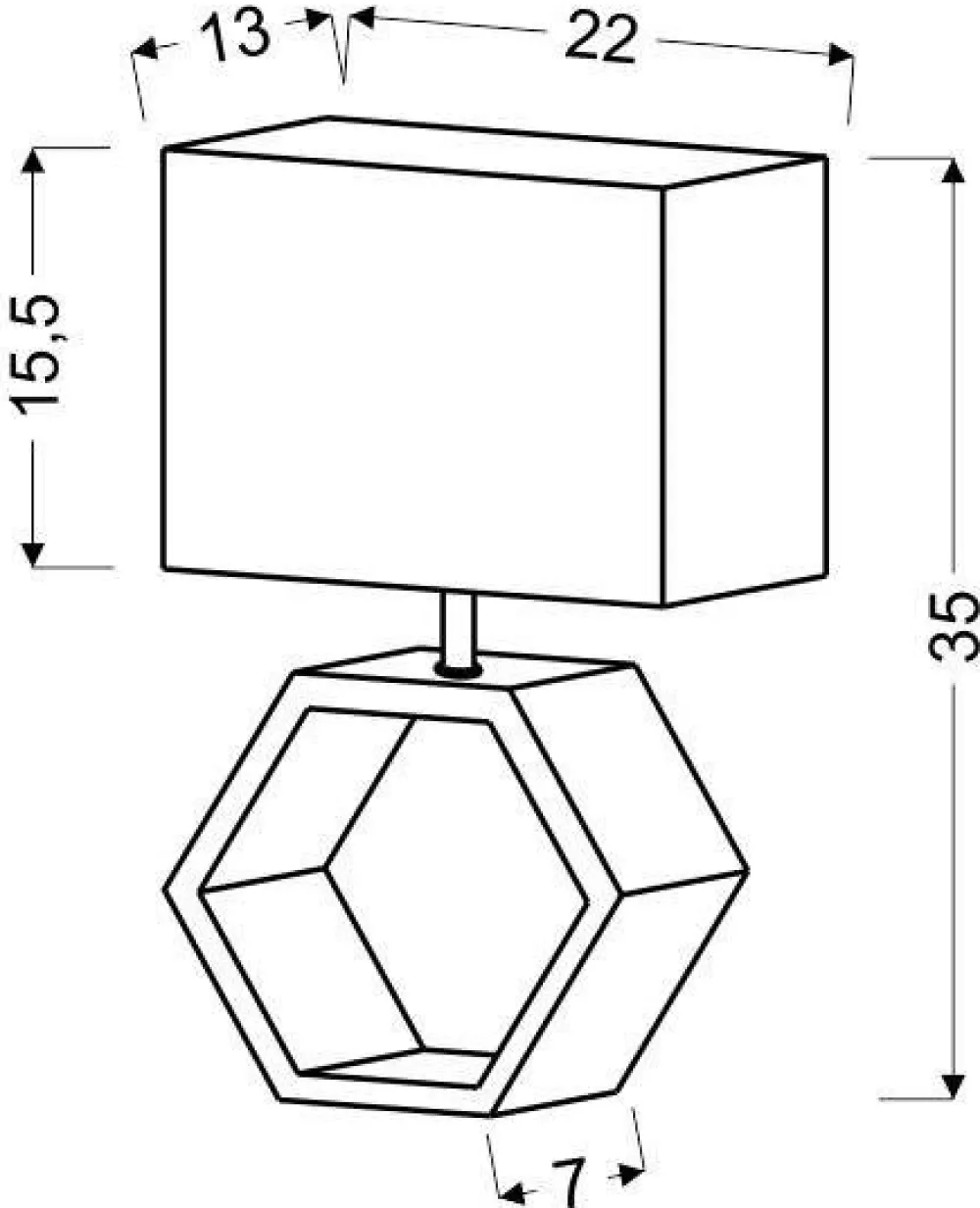 Oświetlenie Sypialni|Oświetlenie Salonu>Candellux Lighting Lampka stołowa ceramiczna grafitowa Vidal 41-68552