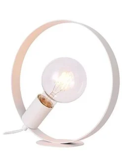 Oświetlenie Jadalni|Oświetlenie Sypialni>Ledea Lampka stołowa Nexo biała metalowa