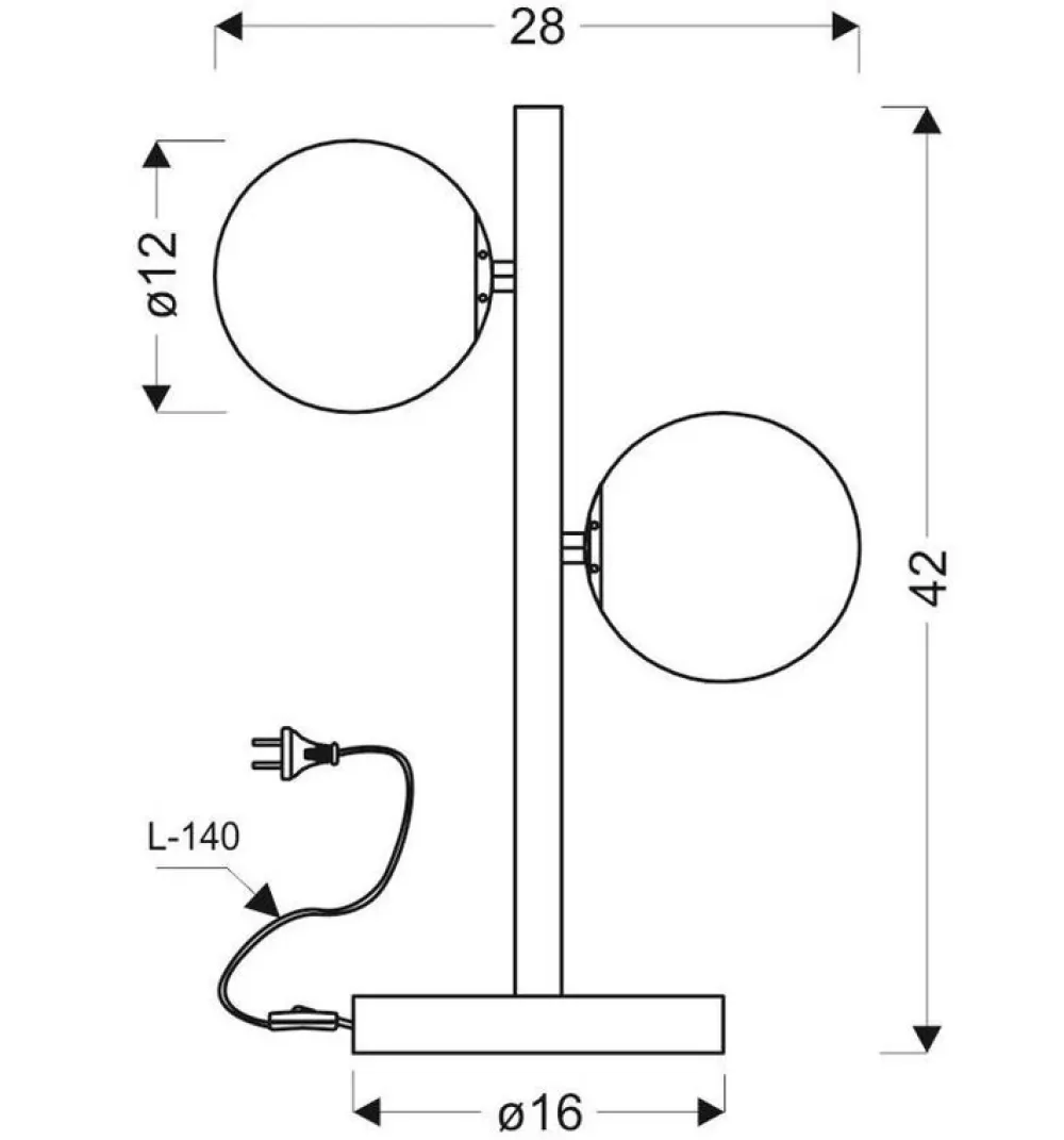 Oświetlenie Jadalni|Oświetlenie Sypialni>Candellux Lighting Lampka stołowa nocna podwójna Kama