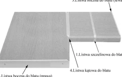 Akcesoria Do Mebli Kuchennych>Lempert Listwa zakończeniowa do blatów 38 mm lewa