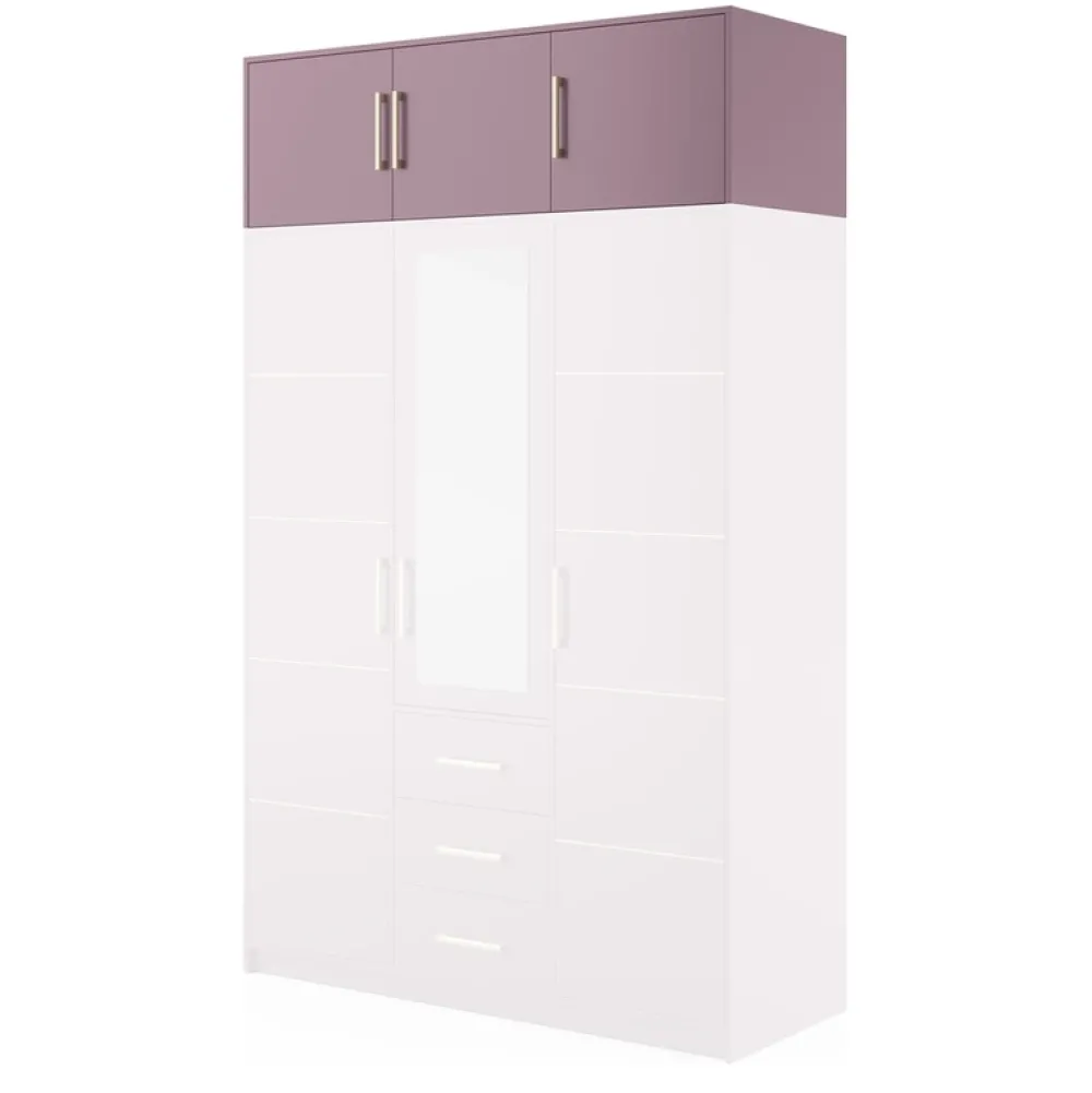 Pozostałe|Akcesoria Do Szaf>Stolar Śliwkowa nadstawka do szafy 147 cm BILL śliwa