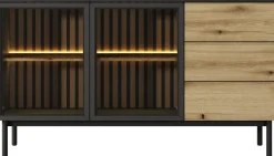 Komody></noscript>LASKI Loftowa komoda do salonu z szufladami 150 cm LARINO