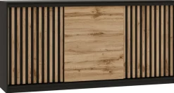 Komody>BROMARKT Loftowa komoda przesuwna do sypialni z szufladami 180 cm LOFT