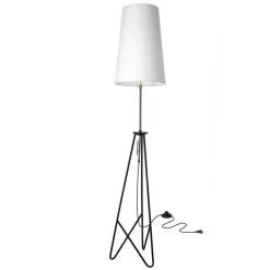 Oświetlenie Jadalni|Oświetlenie Sypialni>Candellux Lighting Loftowa lampa podłogowa Taflo 1xE27