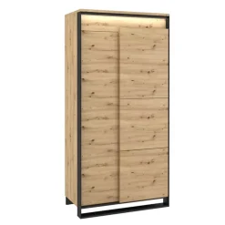 Zestawy Mebli Do Salonu>lenart. Loftowe meble do salonu QUANT dąb artisan