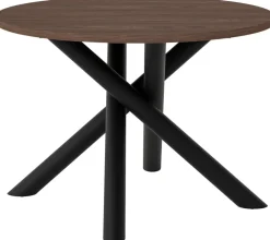 Krzesła|Stoły>Lempert Loftowy stół do jadalni okrągły 110 cm OPALIO orzech wisconsin