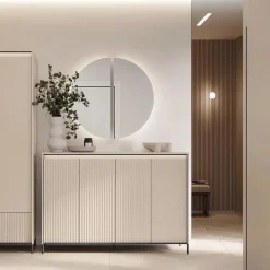 Lustra|Garderoby>lenart. Lustro ścienne do przedpokoju 90 cm x 90 cm z oświetleniem