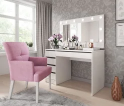 Lustra|Toaletki I Konsole>LASKI Lustro z oświetleniem JULIA