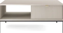 Zestawy Mebli Do Salonu|Ławy I Stoliki>PIASKI Mała ława kawowa na nóżkach z szufladą AVANTI cashmere kaszmir