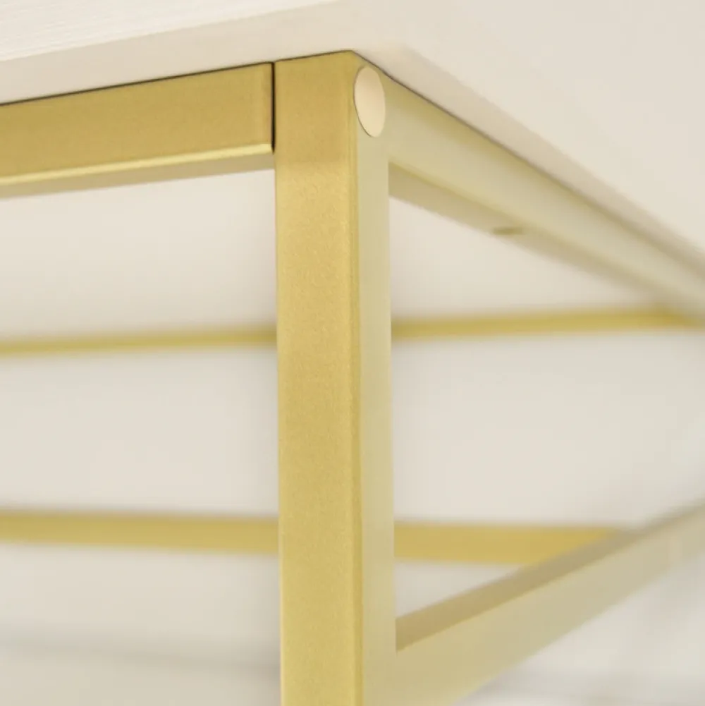 Komody>Lempert Mała beżowa komoda dwudrzwiowa do salonu 84 cm TOKEN beż piaskowy