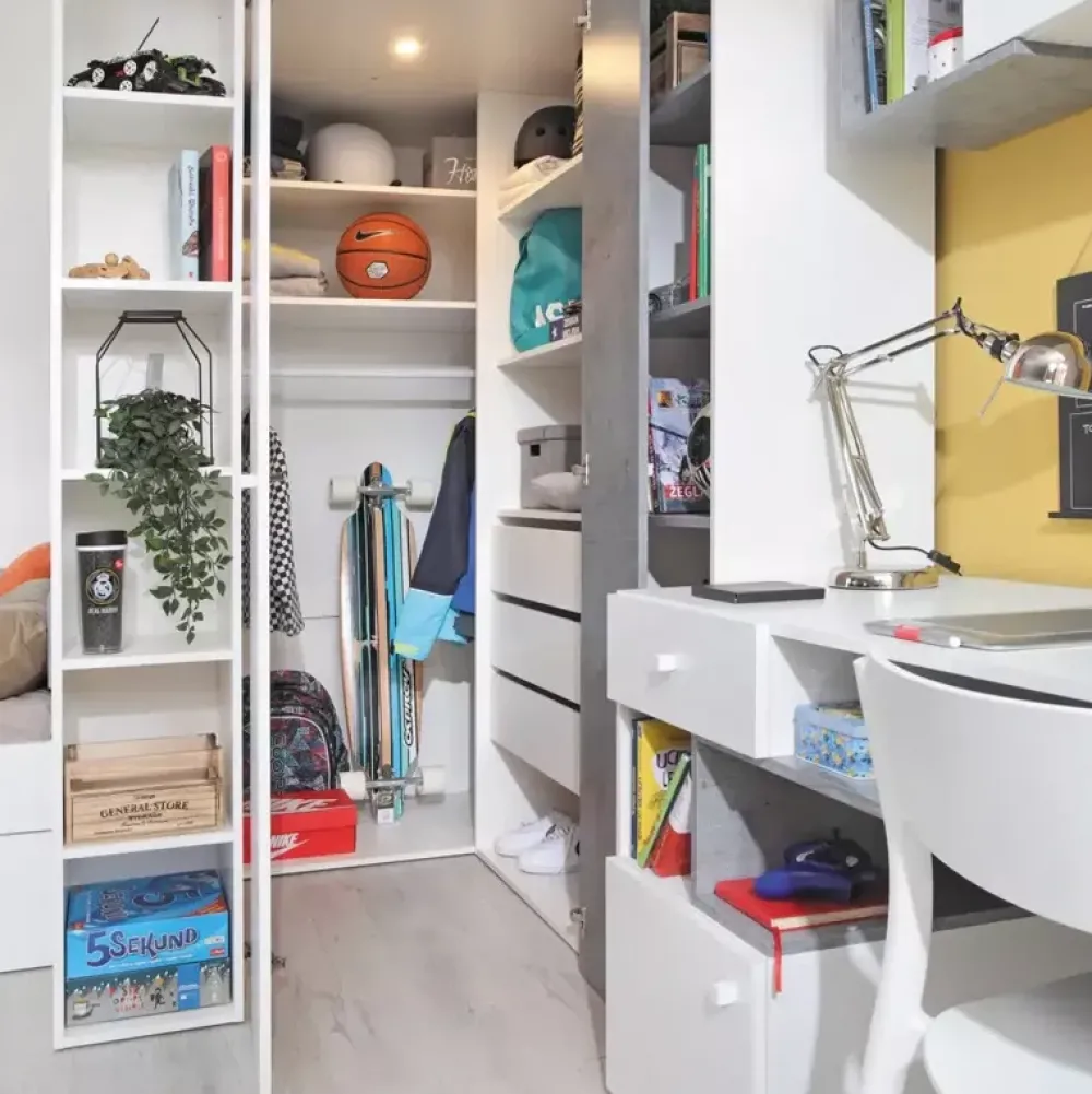 Meble Dla Dzieci|Zestawy Mebli Młodzieżowych>MEBLAR Mała garderoba młodzieżowa zamknięta SIREN