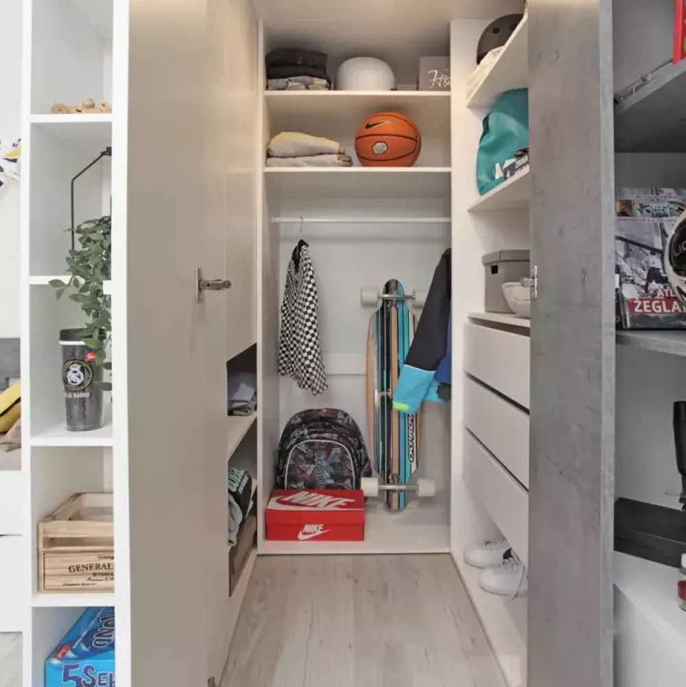 Meble Dla Dzieci|Zestawy Mebli Młodzieżowych>MEBLAR Mała garderoba młodzieżowa zamknięta SIREN