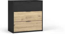 Meble Dla Dzieci|Meble Młodzieżowe>MEBLOSIEK Mała komoda 80 cm do sypialni z szufladami UTOPIA